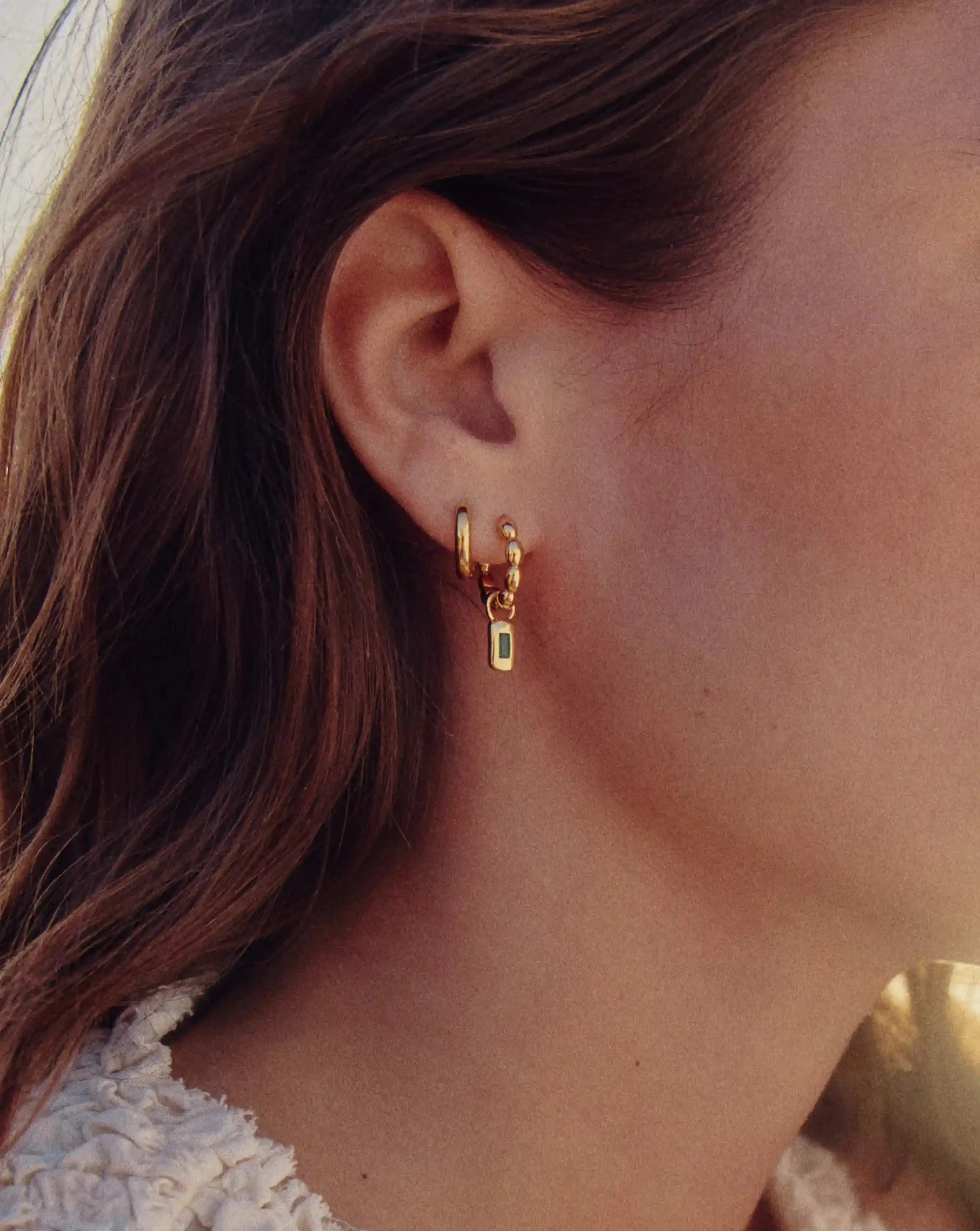 The Destination Hoop Set | 18k Gold Plated - Image 3