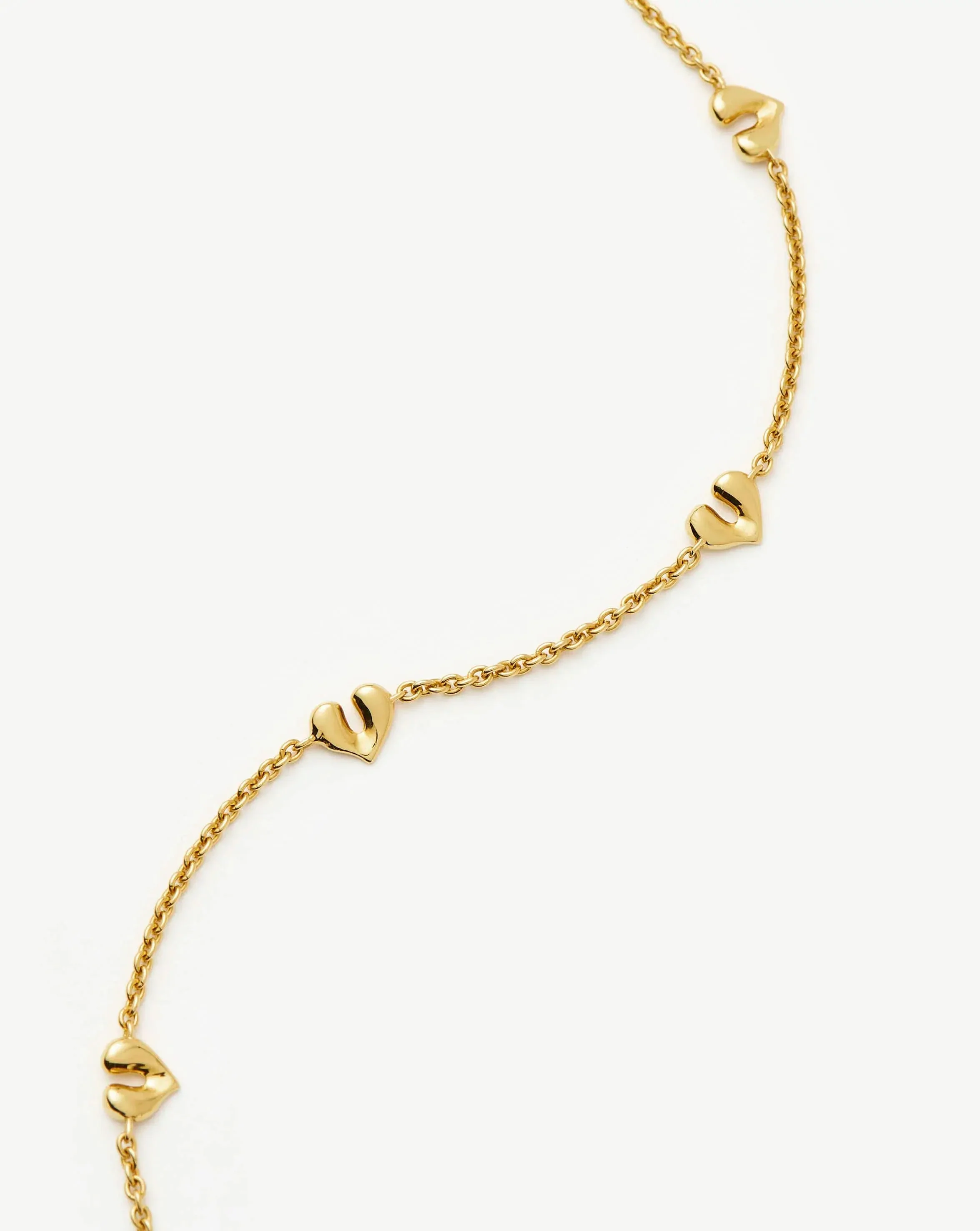 Molten Heart Mini Charm Choker | 18k Gold Vermeil - Image 5