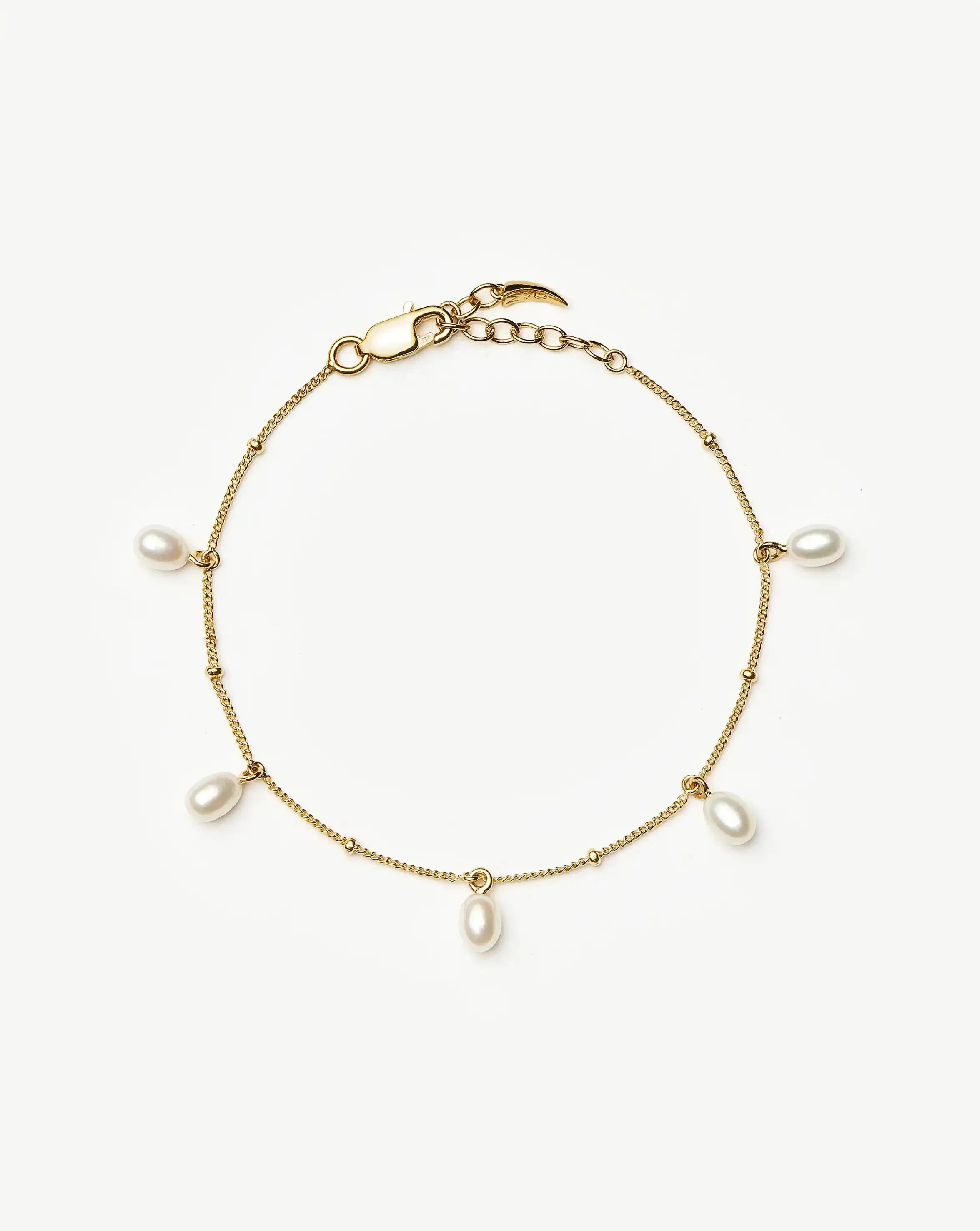 Pearl Baya Baroque Chain Bracelet | 18k Gold Vermeil/Pearl