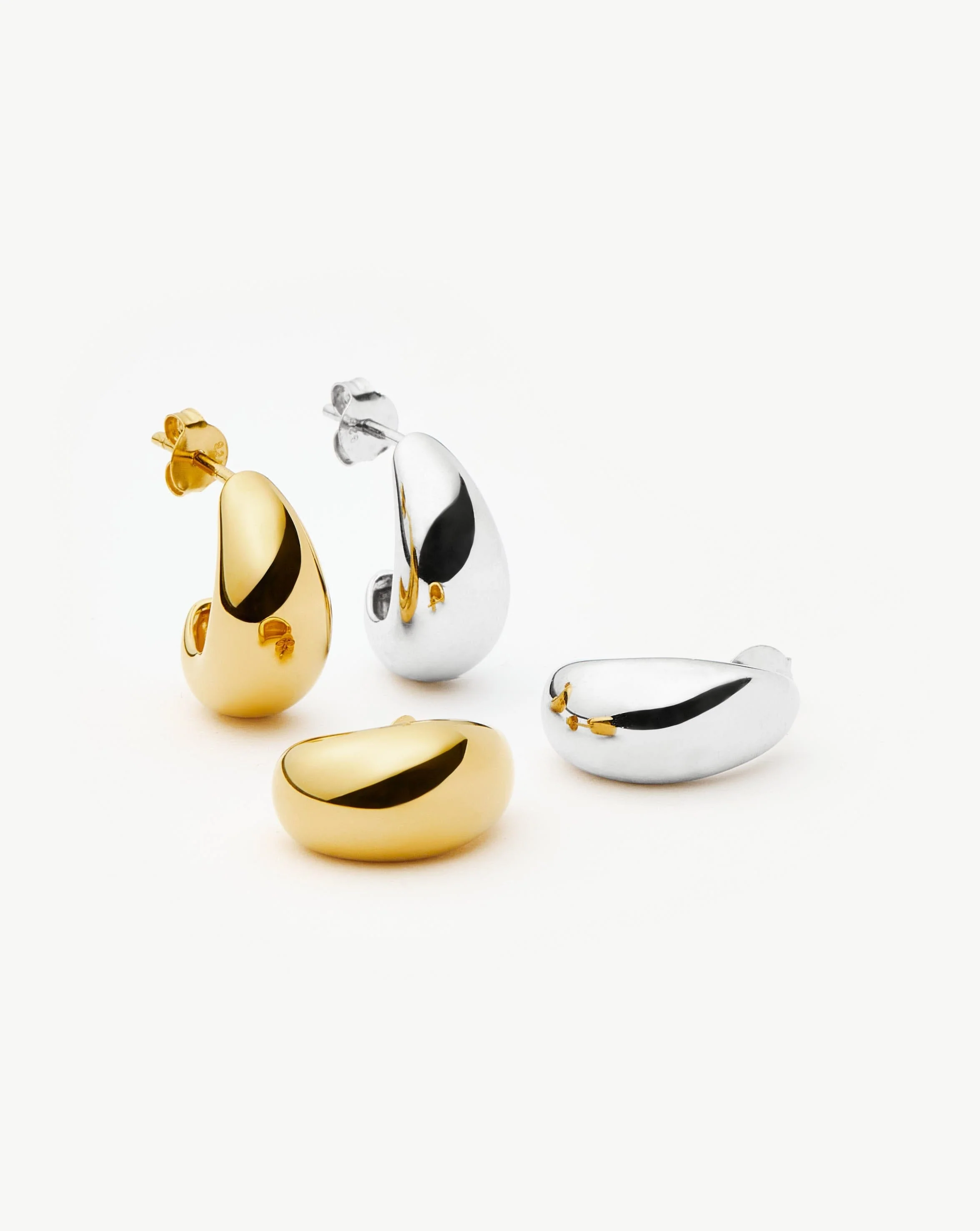 The Mixed Metal Earring Set