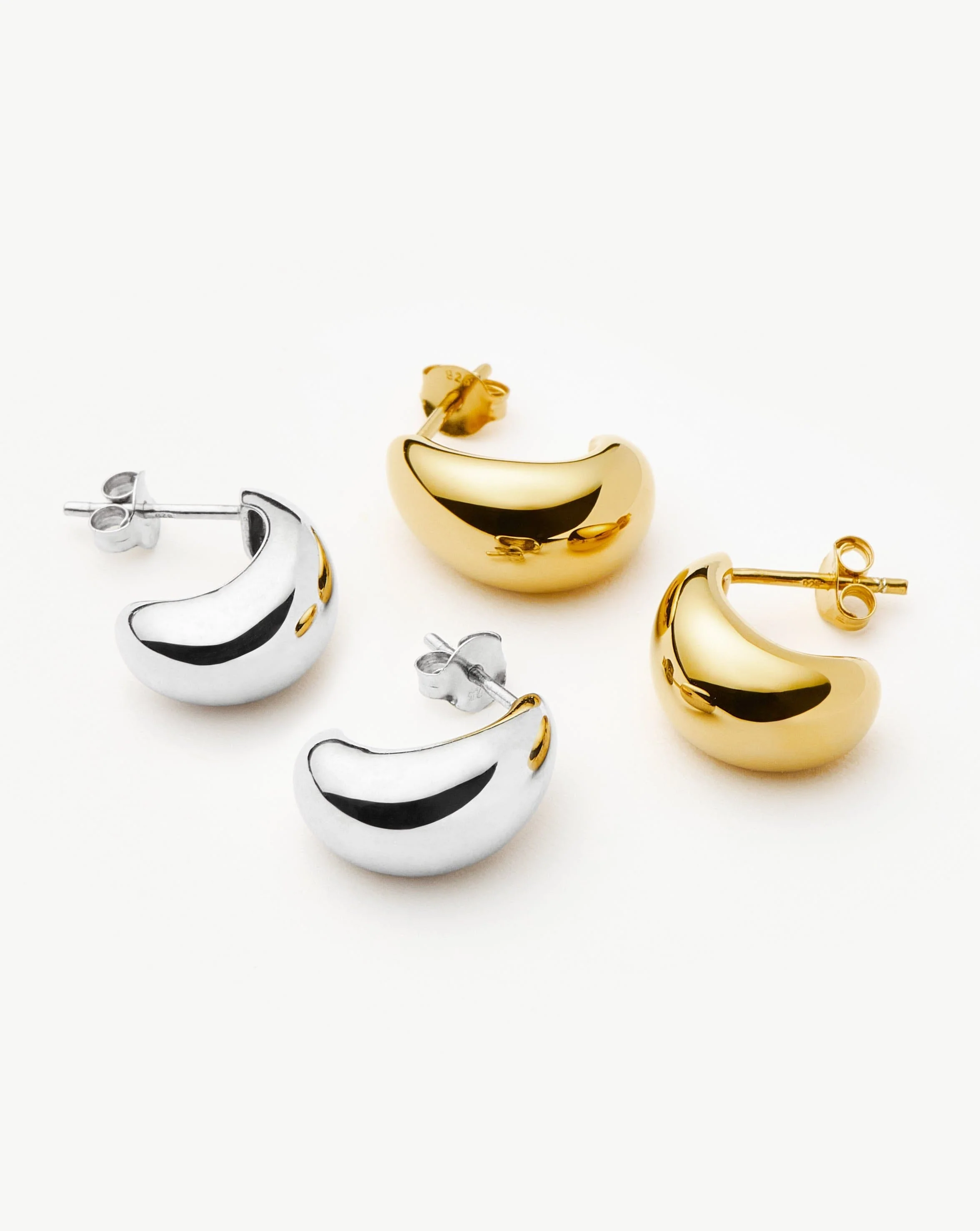 The Mixed Metal Earring Set - Image 4