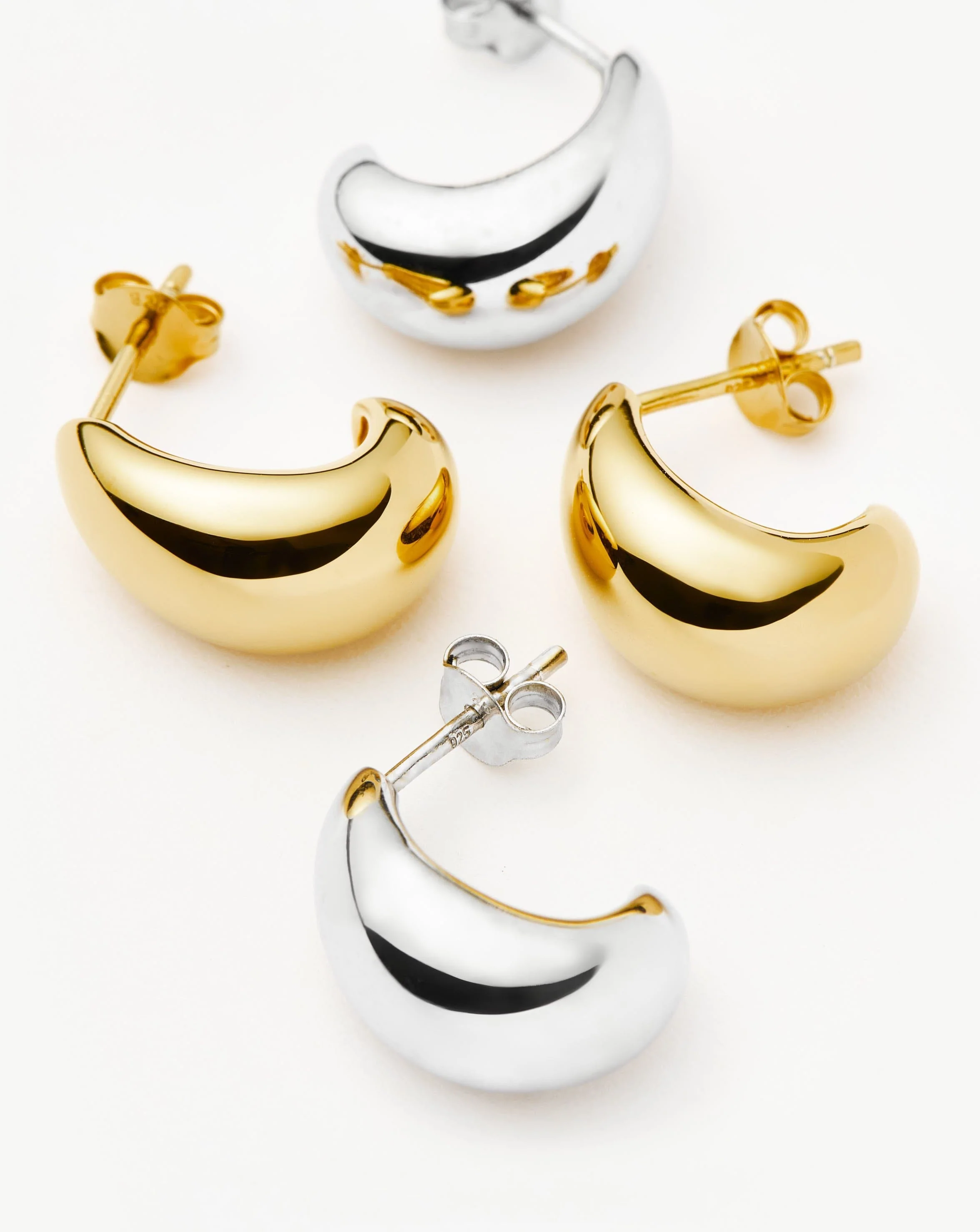 The Mixed Metal Earring Set - Image 5