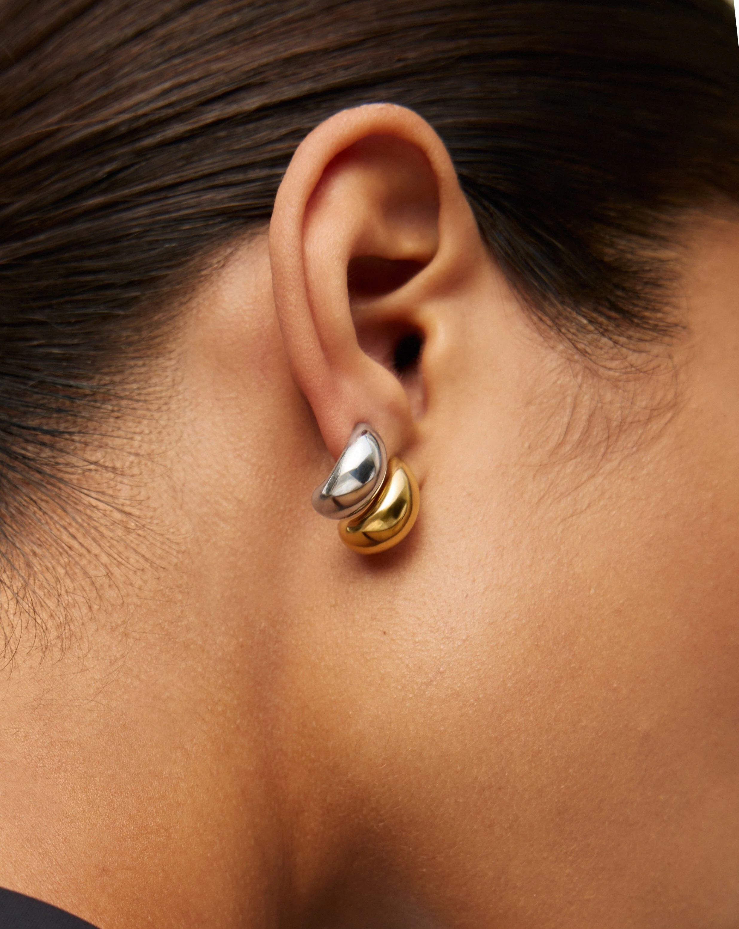 The Mixed Metal Earring Set - Image 6