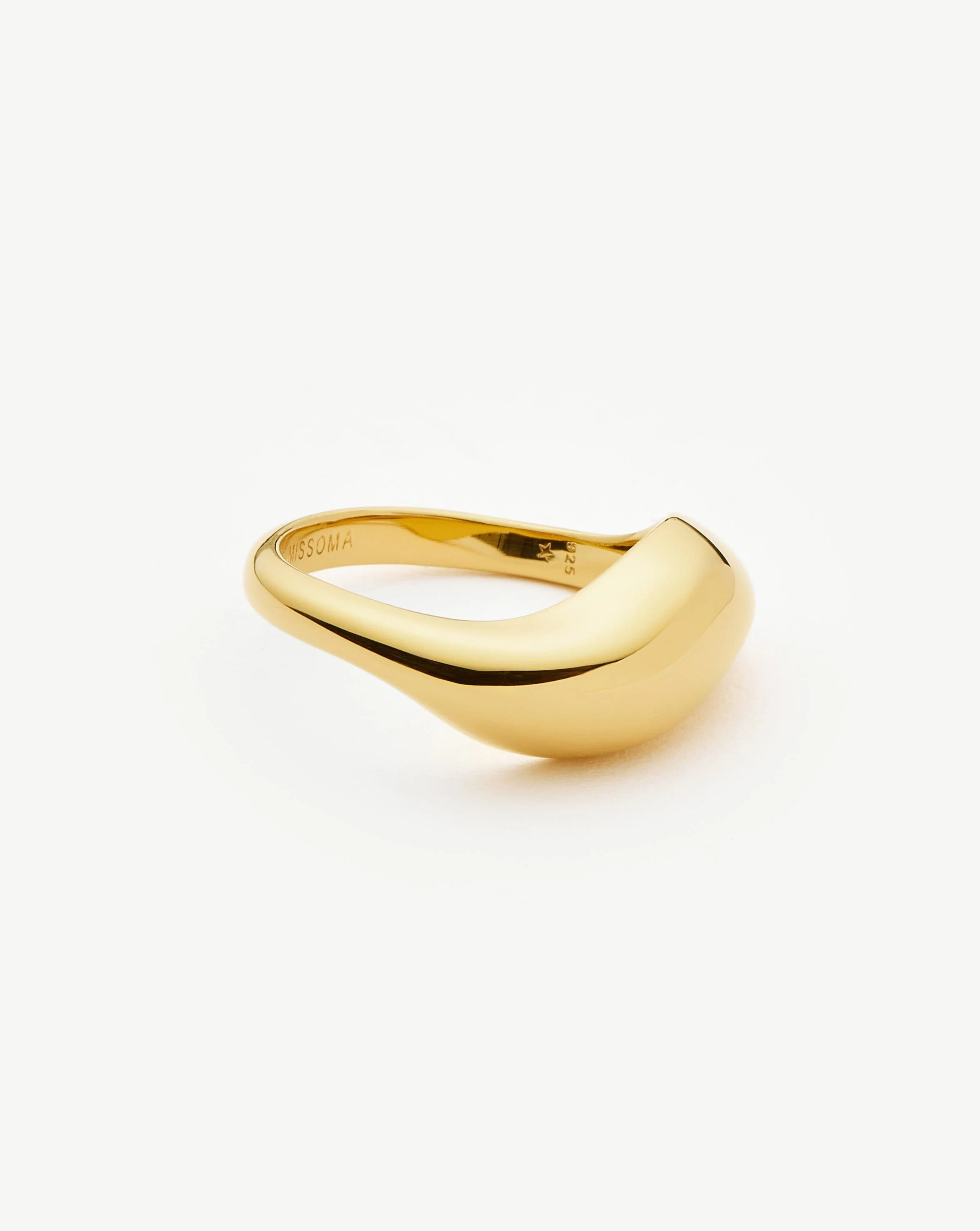 Savi Signature Stacking Ring | 18k Gold Vermeil - Image 4