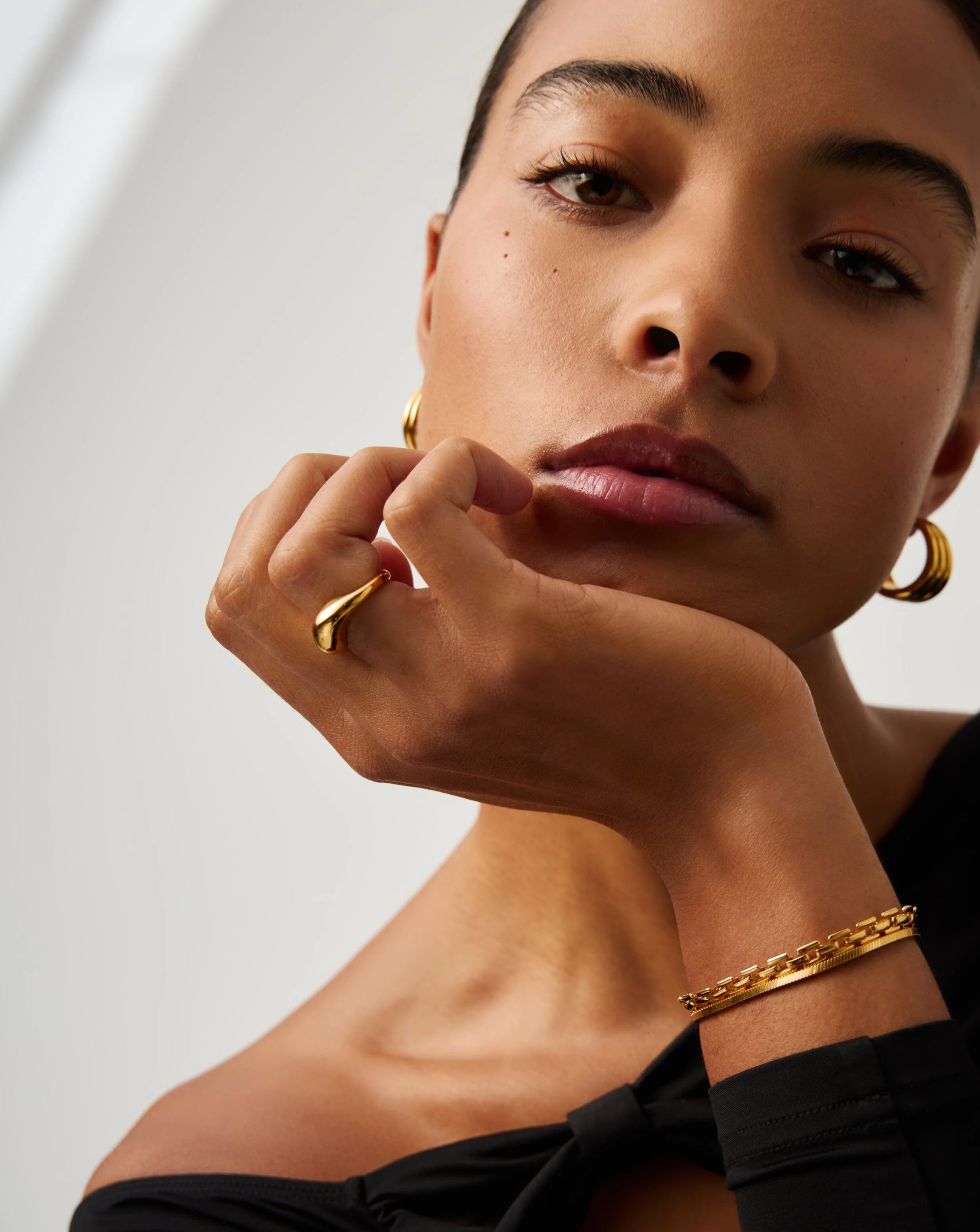 Savi Signature Stacking Ring | 18k Gold Vermeil - Image 6