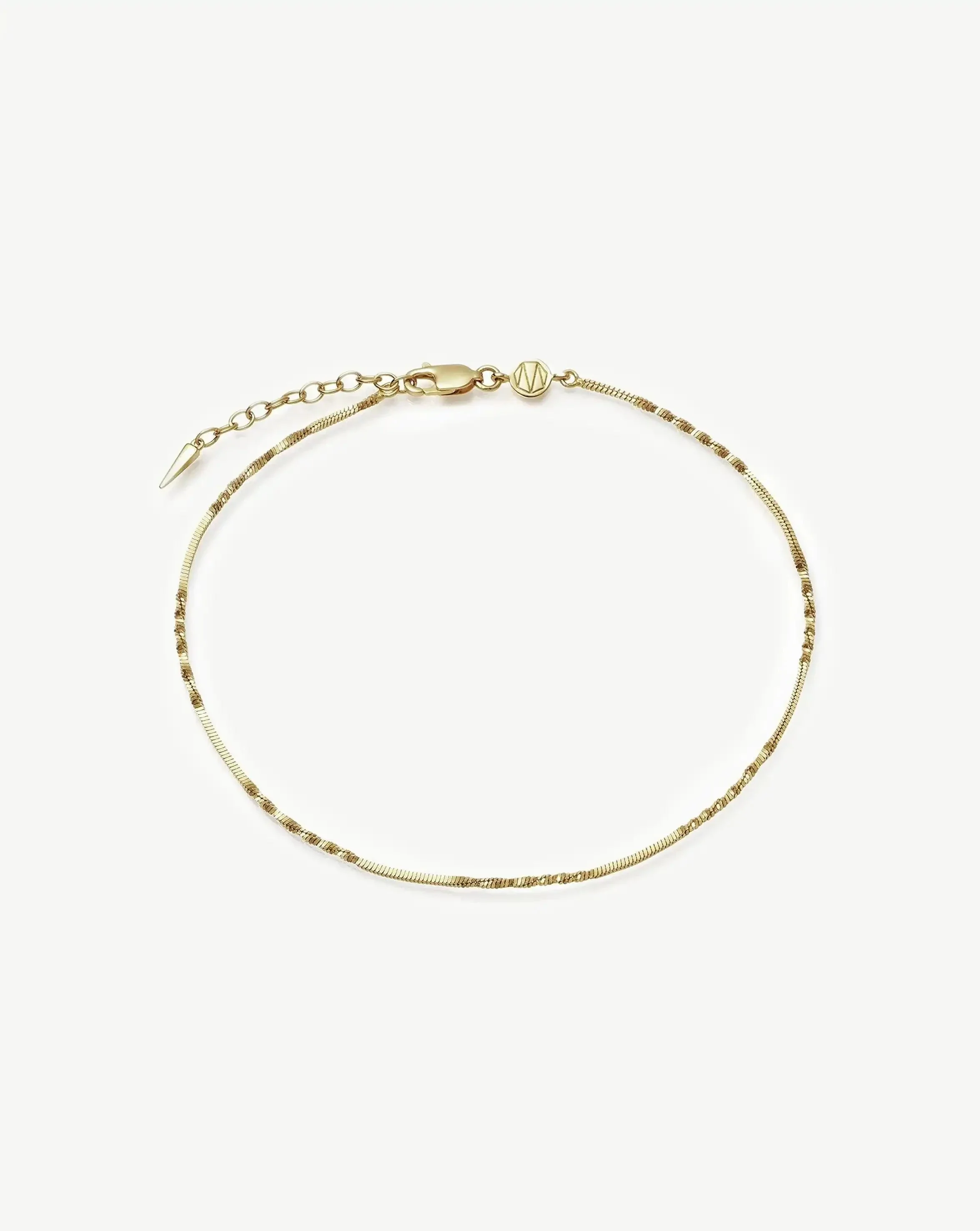 Isa Twisted Chain Anklet