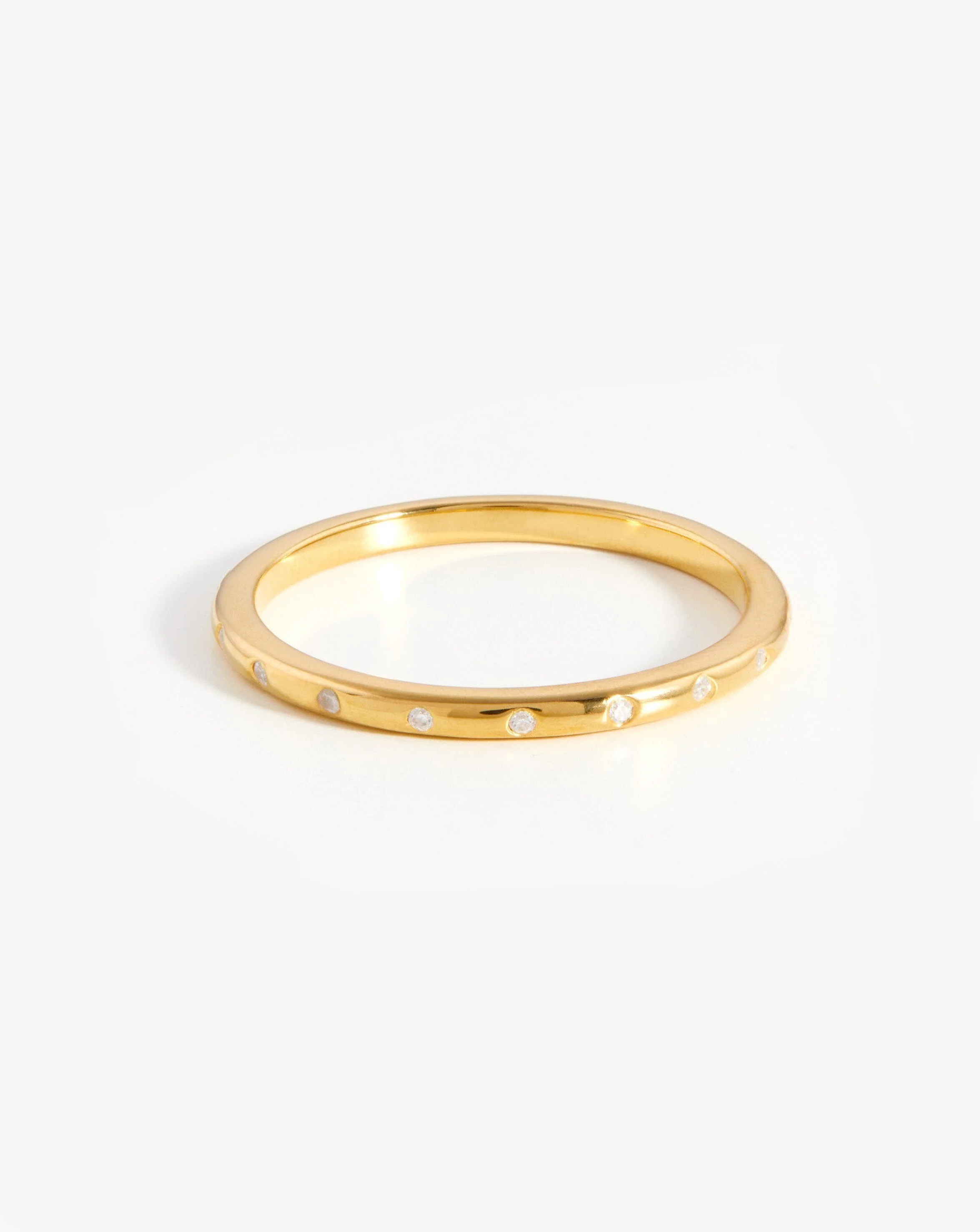 Solar Studded Ring | 18k Gold Vermeil/Cubic Zirconia - Image 4
