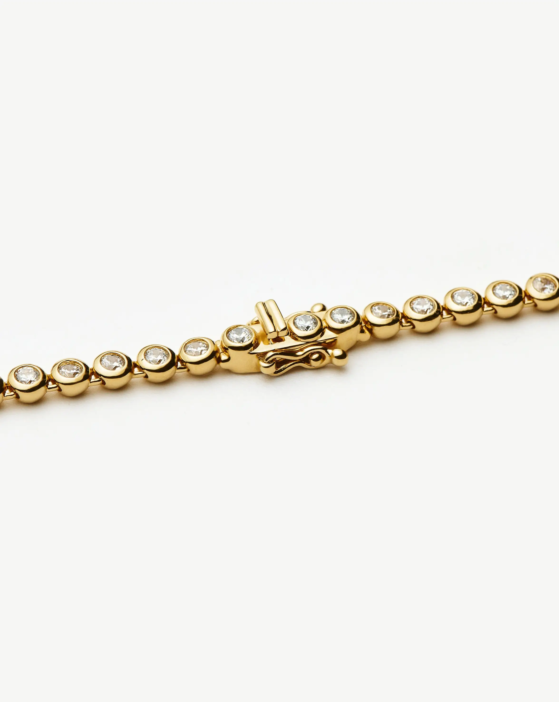 Solid Gold Diamond Tennis Bracelet | 14k Solid Gold Lab Grown Diamonds - Image 6