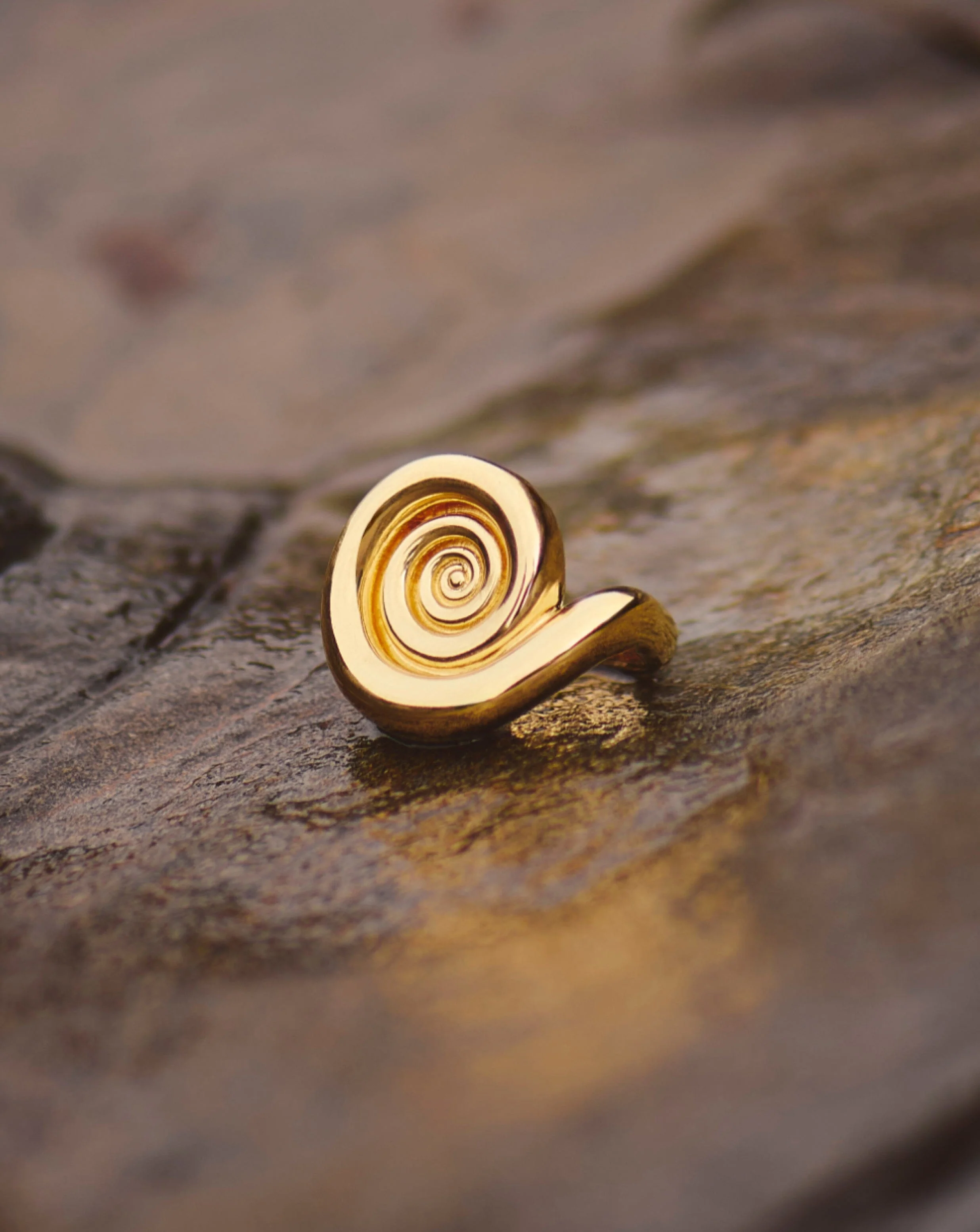 Spiral Statement Ring | 18k Gold Plated - Image 6