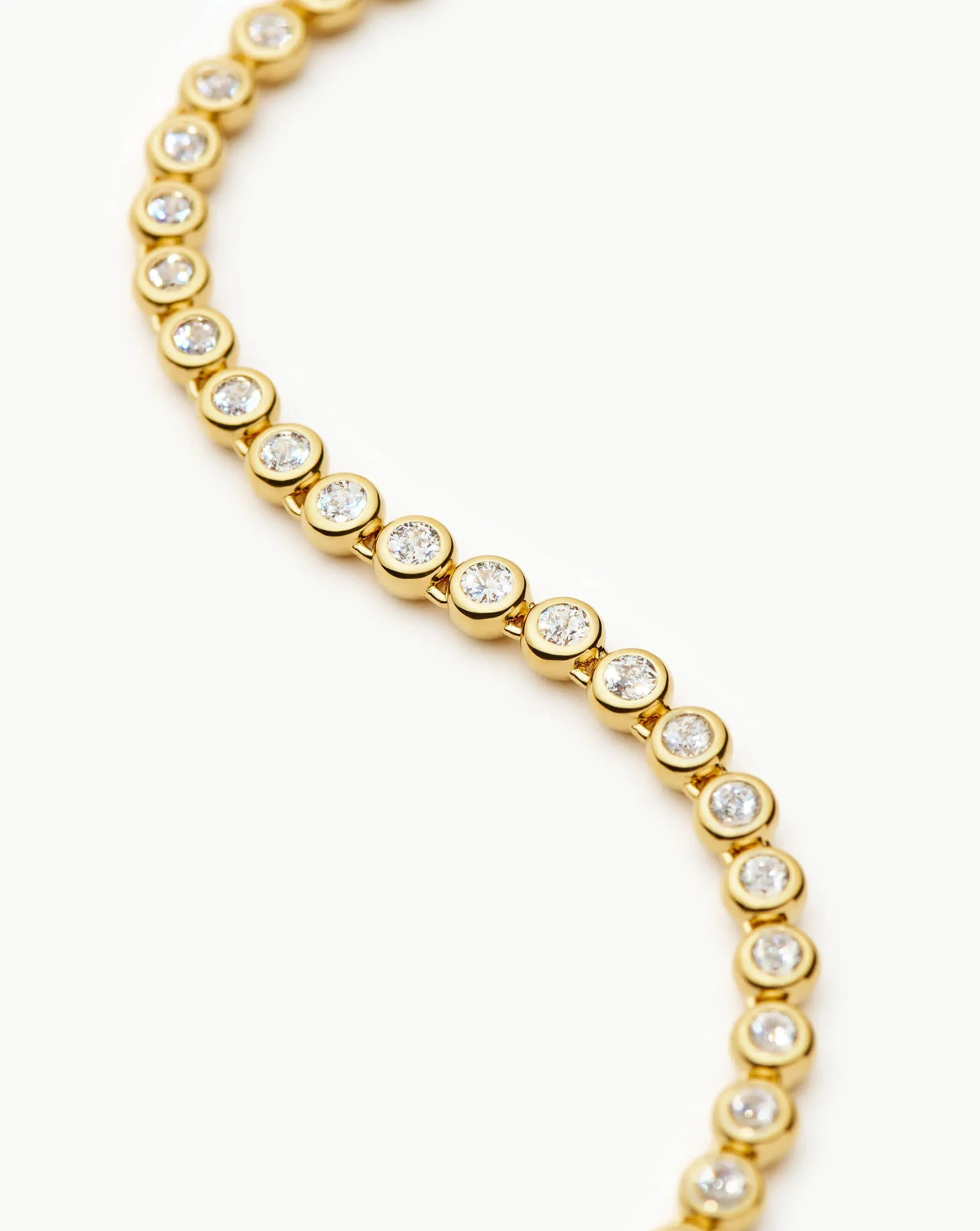 Tennis Round Necklace | 18k Gold Plated/Cubic Zirconia - Image 6