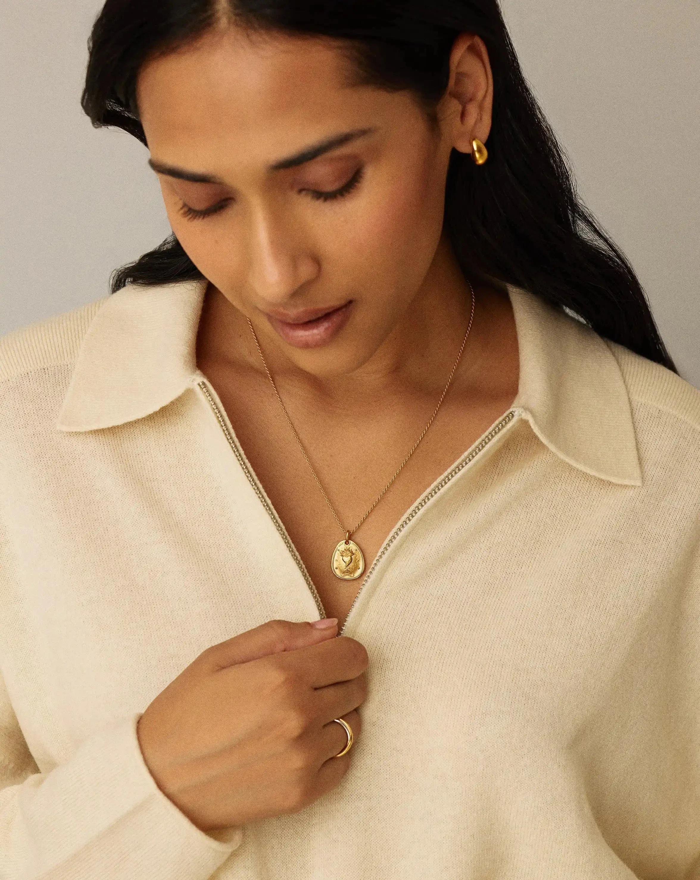 The Heart Talisman Necklace | 18k Gold Plated - Image 6