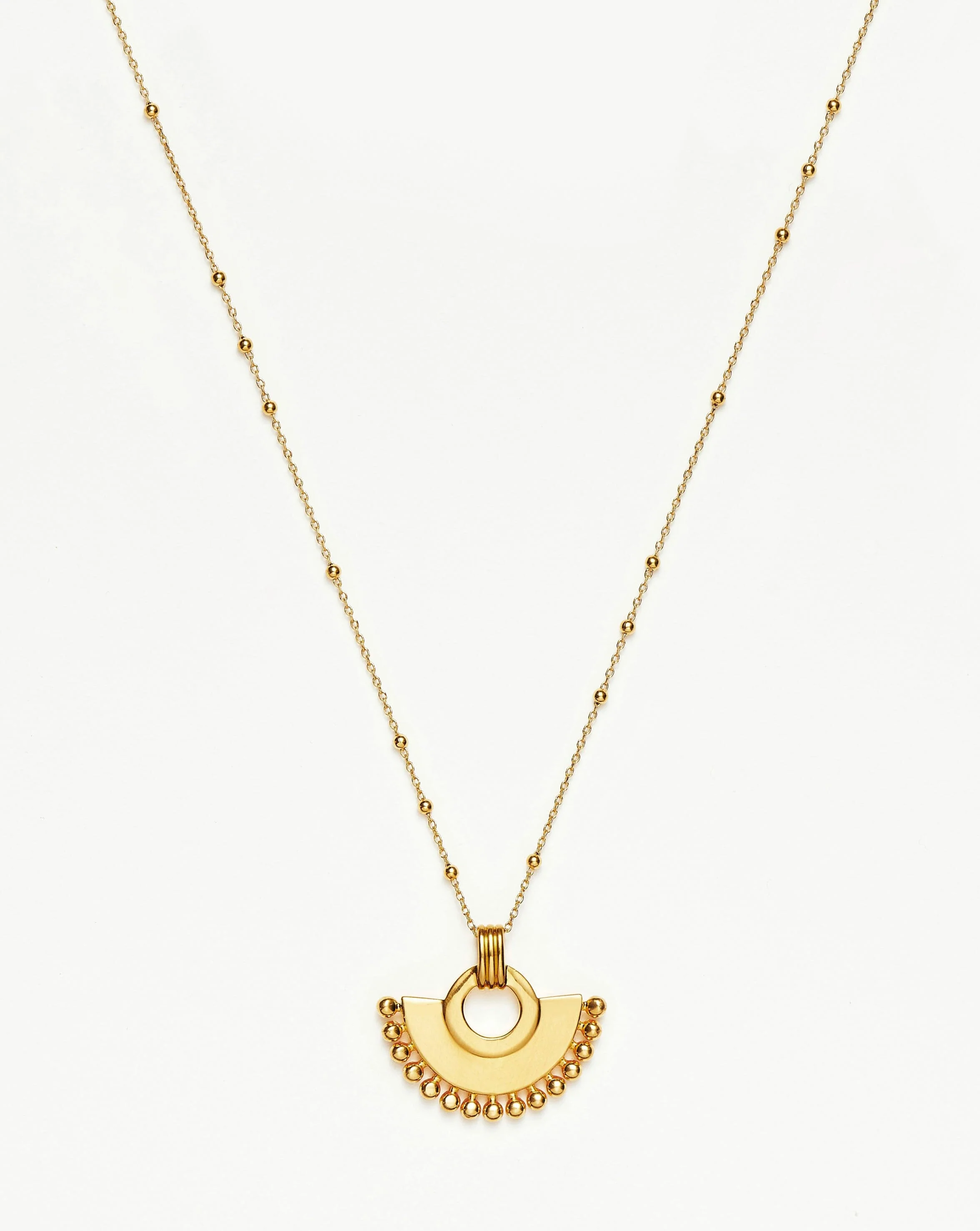 Zenyu Fan Necklace | 18k Gold Plated