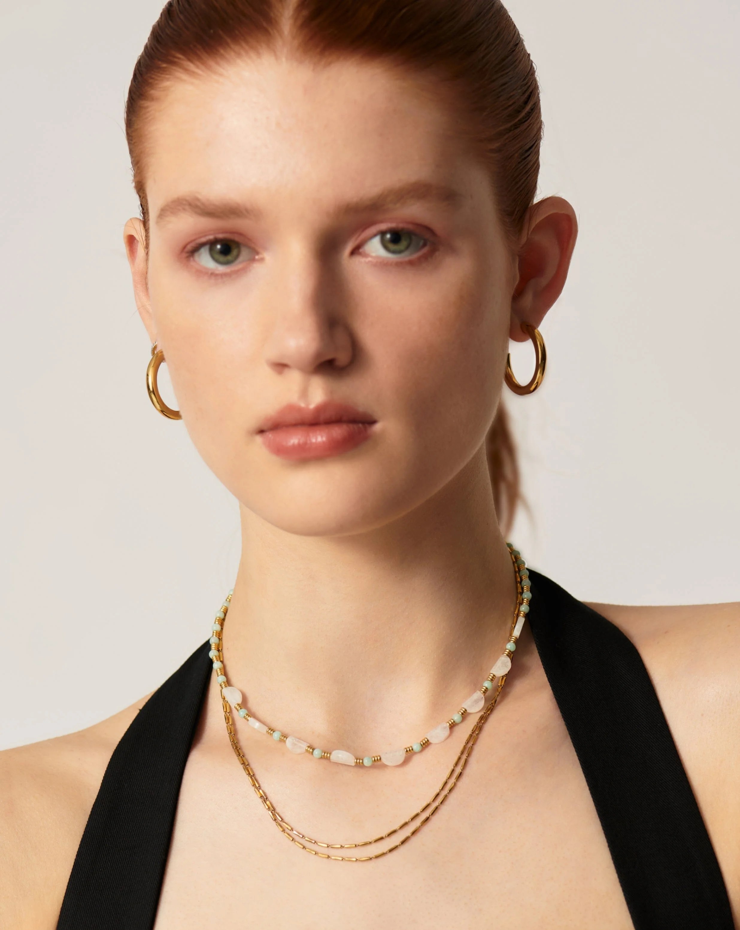 Zenyu Gemstone Beaded Choker - Image 2